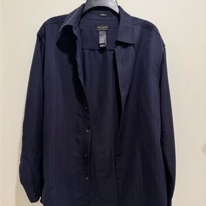 Axcess Navy Blue Dress Shirt